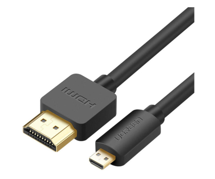 Kabel i złączka UGREEN HD127 Kabel micro HDMI - HDMI 4K 3D 1.5m 6957303831029